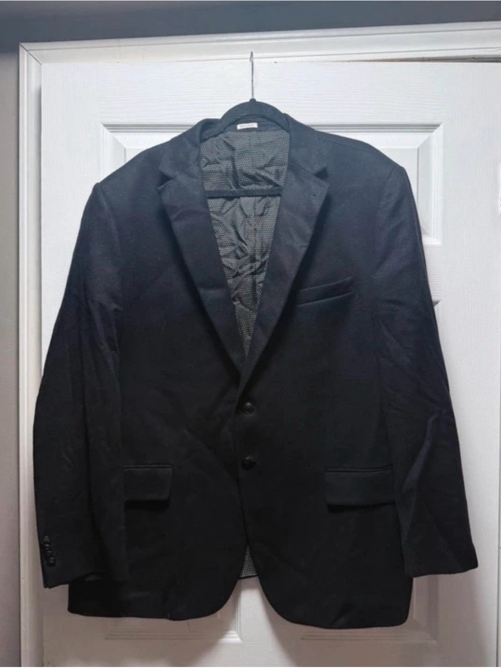 Joseph Abboud Men’s Black Two-Button Cashmere Blazer - 48R